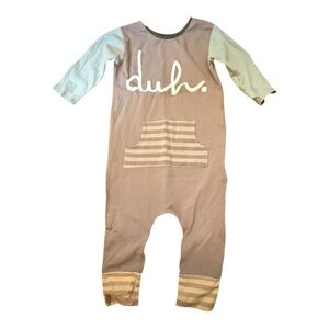 Rags "Duh." One Piece Romper